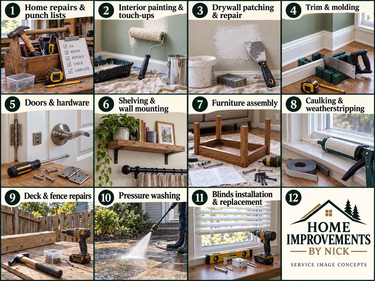 Home repairs & punch lists